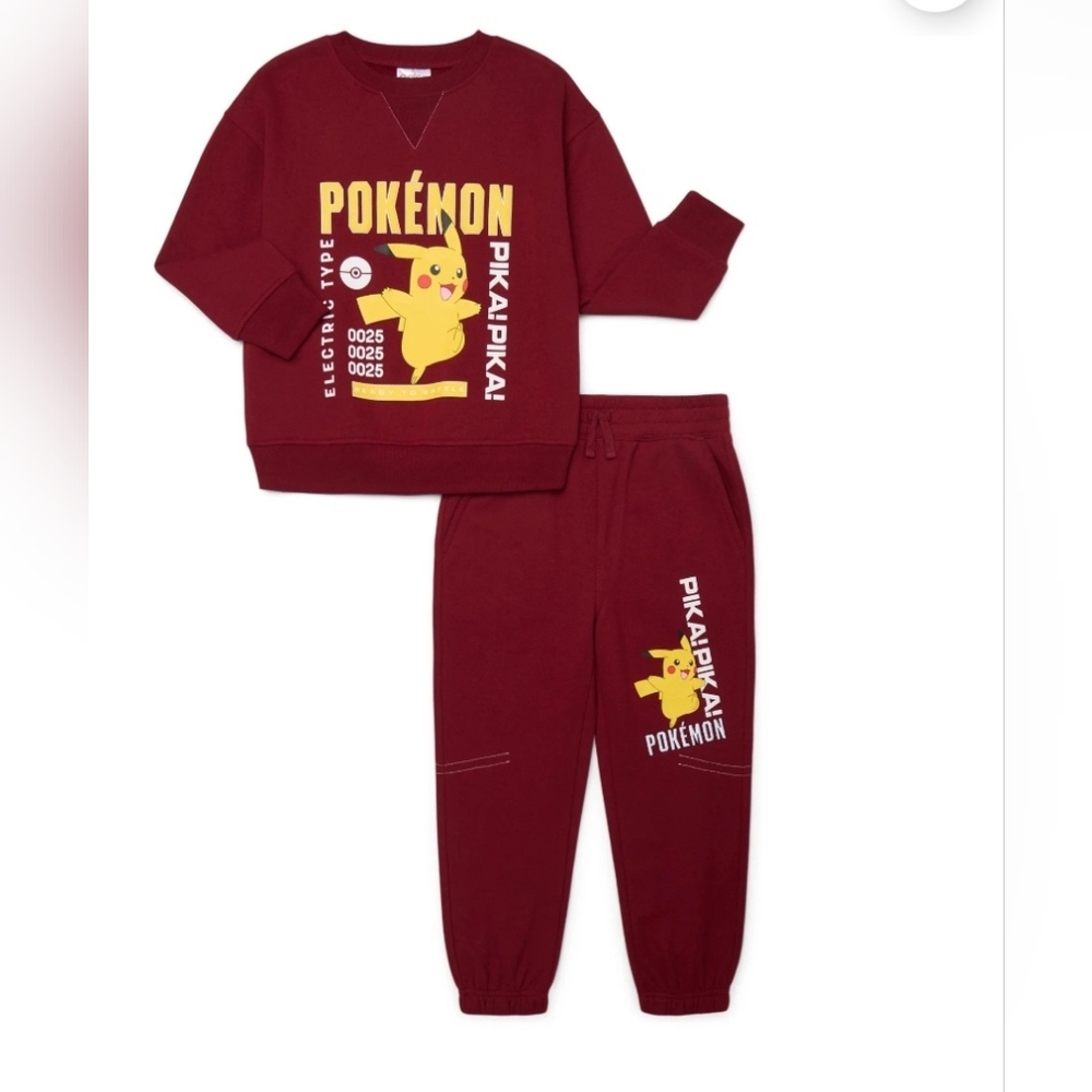 Pokemon Kids Pants Set - with Pikachu